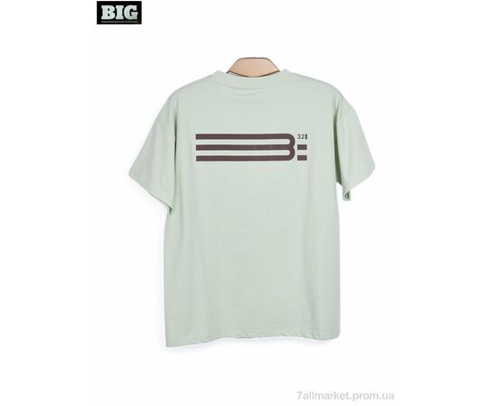 Футболка унісекс Літо 3972-180-3 green (5 шт. р.сітка140-180) "BIG" недорого оптом від прямого постачальника, зображення 2 Футболка унісекс Літо 3972-180-3 green (5 шт. р.сітка140-180) "BIG" недорого оптом від прямого постачальника, зображення 2