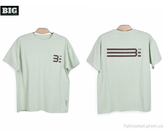 Футболка унісекс Літо 3972-180-3 green (5 шт. р.сітка140-180) "BIG" недорого оптом від прямого постачальника, зображення 3 Футболка унісекс Літо 3972-180-3 green (5 шт. р.сітка140-180) "BIG" недорого оптом від прямого постачальника, зображення 3