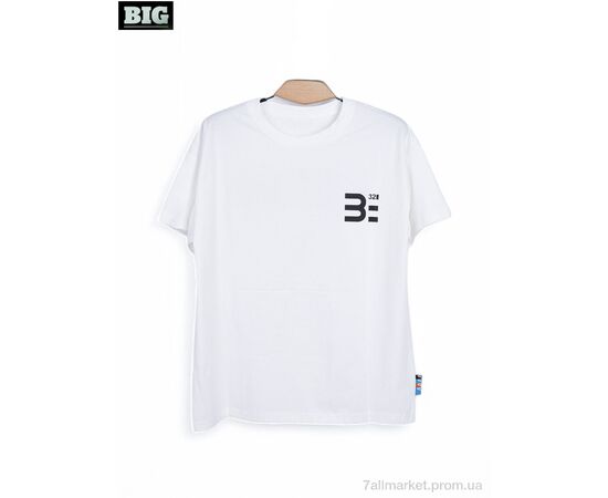 Футболка унісекс Літо 3972-180-4 white (5 шт. р.сітка140-180) "BIG" недорого оптом від прямого постачальника Футболка унісекс Літо 3972-180-4 white (5 шт. р.сітка140-180) "BIG" недорого оптом від прямого постачальника