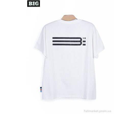 Футболка унісекс Літо 3972-180-4 white (5 шт. р.сітка140-180) "BIG" недорого оптом від прямого постачальника, зображення 2 Футболка унісекс Літо 3972-180-4 white (5 шт. р.сітка140-180) "BIG" недорого оптом від прямого постачальника, зображення 2