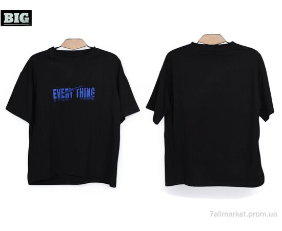 Футболка унисекс Лето 3972-160-1 black (5 шт. р.сетка 120-160) "BIG" недорого оптом от прямого поставщика, изображение 3 Фотография Футболка унисекс Лето 3972-160-1 black (5 шт. р.сетка 120-160) "BIG" недорого оптом от прямого поставщика, изображение 3