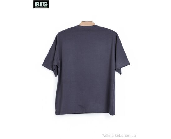 Футболка унисекс Лето 3972-160-4 grey (5 шт. р.сетка 120-160) "BIG" недорого оптом от прямого поставщика, изображение 2 Фотография Футболка унисекс Лето 3972-160-4 grey (5 шт. р.сетка 120-160) "BIG" недорого оптом от прямого поставщика, изображение 2