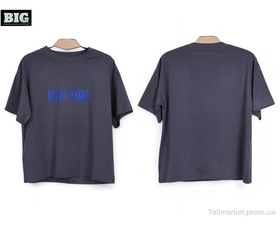 Футболка унисекс Лето 3972-160-4 grey (5 шт. р.сетка 120-160) "BIG" недорого оптом от прямого поставщика, изображение 3 Фотография Футболка унисекс Лето 3972-160-4 grey (5 шт. р.сетка 120-160) "BIG" недорого оптом от прямого поставщика, изображение 3