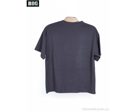 Футболка унисекс Лето 3972-160-3 grey (5 шт. р.сетка 120-160) "BIG" недорого оптом от прямого поставщика, изображение 2 Фотография Футболка унисекс Лето 3972-160-3 grey (5 шт. р.сетка 120-160) "BIG" недорого оптом от прямого поставщика, изображение 2
