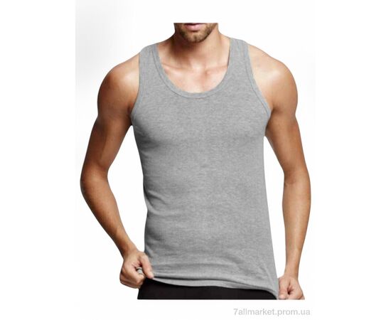 Майка мужская Весна/осень 31 grey (5 шт. р.сетка 46-54) "Алия" недорого оптом от прямого поставщика Фотография Майка мужская Весна/осень 31 grey (5 шт. р.сетка 46-54) "Алия" недорого оптом от прямого поставщика