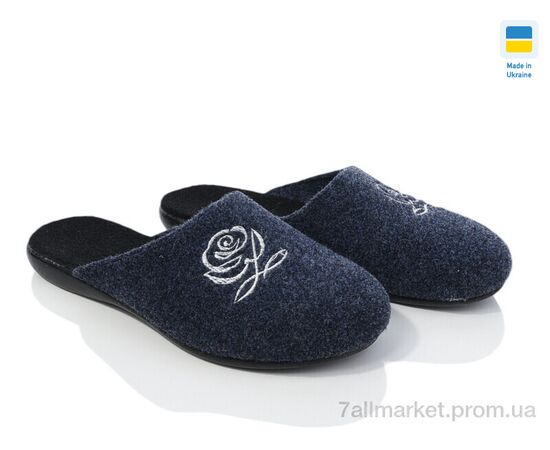 Тапки жіночі для будинку Весна/осінь 105-22 синій (6 пар р.36-40) "Inblue" недорого оптом від прямого постачальника Тапки жіночі для будинку Весна/осінь 105-22 синій (6 пар р.36-40) "Inblue" недорого оптом від прямого постачальника