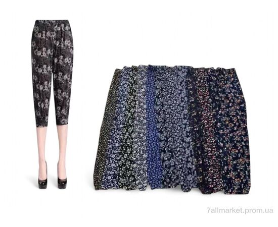 Капри женские Лето A705 mix (12 шт. р.сетка 48-52) "Алия" недорого оптом от прямого поставщика Фотография Капри женские Лето A705 mix (12 шт. р.сетка 48-52) "Алия" недорого оптом от прямого поставщика