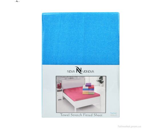 Постільна білизна  01-4 Простирало МАХРОВЕ (160x200)+дві наволочки(50x70) блакитний (5 шт. р.сіткаOne size) "NOVA VIDNOVA" недорого оптом від прямого постачальника Постільна білизна  01-4 Простирало МАХРОВЕ (160x200)+дві наволочки(50x70) блакитний (5 шт. р.сіткаOne size) "NOVA VIDNOVA" недорого оптом від прямого постачальника