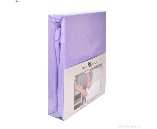 Постільна білизна  01-1 Простирало ТРИКОТАЖНЕ (140x200)+одна наволочка(50x70) фіолетовий (5 шт. р.сіткаOne size) "NOVA VIDNOVA" недорого оптом від прямого постачальника, зображення 2 Постільна білизна  01-1 Простирало ТРИКОТАЖНЕ (140x200)+одна наволочка(50x70) фіолетовий (5 шт. р.сіткаOne size) "NOVA VIDNOVA" недорого оптом від прямого постачальника, зображення 2