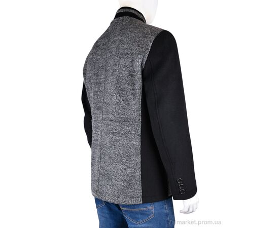 Пальто мужское Весна/осень N0-2 grey (08164) (4 шт. р.сетка 48-54) "Obuvok" недорого оптом от прямого поставщика, изображение 2 Фотография Пальто мужское Весна/осень N0-2 grey (08164) (4 шт. р.сетка 48-54) "Obuvok" недорого оптом от прямого поставщика, изображение 2