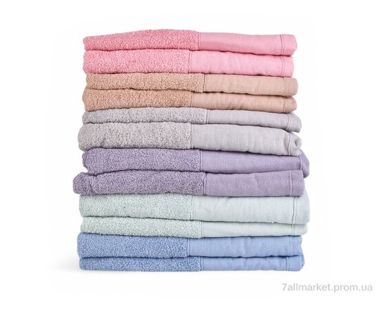 Фотография Полотенце  8929 (10621) 70x140, 50x100 mix (6 шт. р.сетка One size) "Obuvok" недорого оптом от прямого поставщика, изображение 3