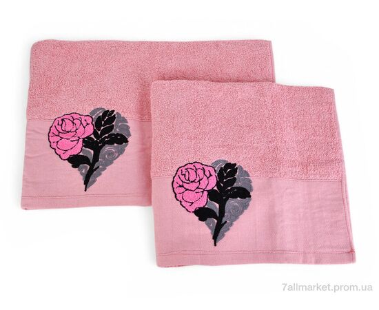 Фотография Полотенце  7015 (10620) 70x140, 50x100 mix (6 шт. р.сетка One size) "Obuvok" недорого оптом от прямого поставщика, изображение 2