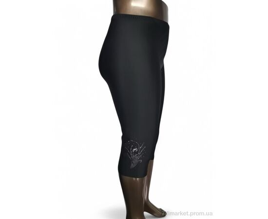 Капри женские Лето 702-2 black (6 шт. р.сетка 3XL-8XL) "Алия" недорого оптом от прямого поставщика Фотография Капри женские Лето 702-2 black (6 шт. р.сетка 3XL-8XL) "Алия" недорого оптом от прямого поставщика