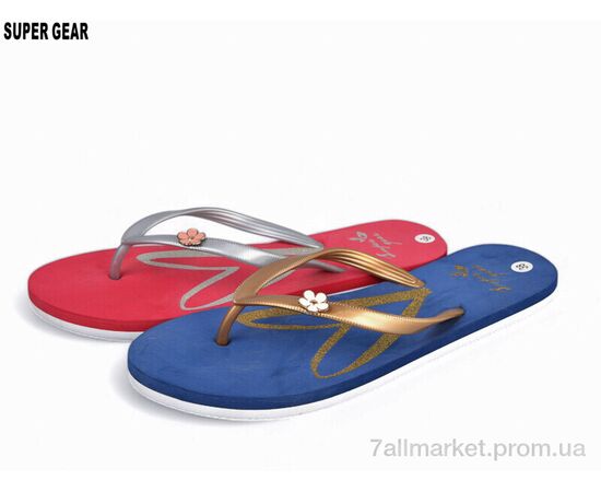 В'єтнамки жіночі Літо A6540 mix (24 пар р.36-41) "Super Gear" недорого оптом від прямого постачальника В'єтнамки жіночі Літо A6540 mix (24 пар р.36-41) "Super Gear" недорого оптом від прямого постачальника