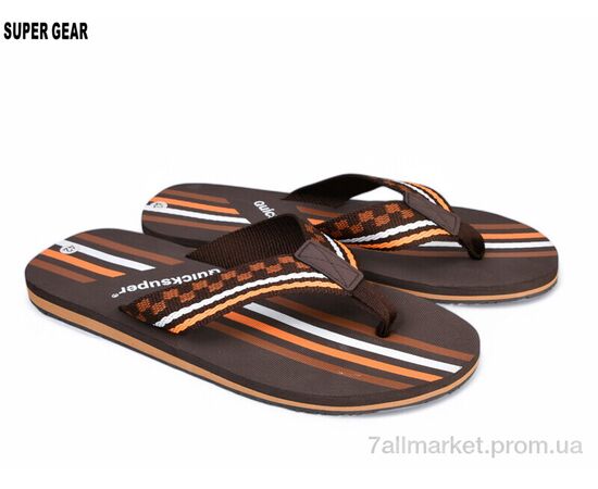 Вьетнамки мужские Лето S768 brown (10 пар р.40-45) "Super Gear" недорого оптом от прямого поставщика Фотография Вьетнамки мужские Лето S768 brown (10 пар р.40-45) "Super Gear" недорого оптом от прямого поставщика