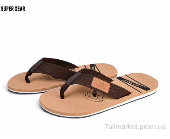 В'єтнамки чоловічі Літо S770 brown (10 пар р.40-45) "Super Gear" недорого оптом від прямого постачальника В'єтнамки чоловічі Літо S770 brown (10 пар р.40-45) "Super Gear" недорого оптом від прямого постачальника