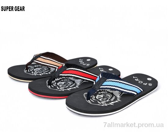 В'єтнамки чоловічі Літо S772 mix (30 пар р.40-45) "Super Gear" недорого оптом від прямого постачальника В'єтнамки чоловічі Літо S772 mix (30 пар р.40-45) "Super Gear" недорого оптом від прямого постачальника