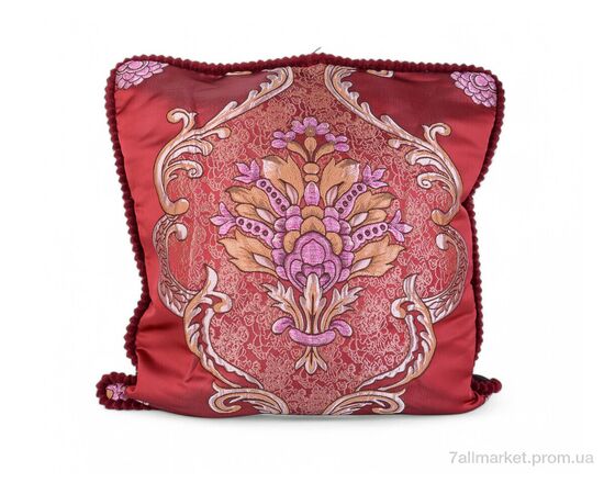 Фотография Подушка  10964 55x55см bordo (2 шт. р.сетка One size) "Obuvok" недорого оптом от прямого поставщика, изображение 2