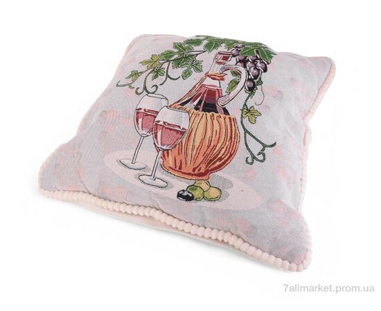 Фотография Подушка  10966 50x50см beige (2 шт. р.сетка One size) "Obuvok" недорого оптом от прямого поставщика, изображение 2