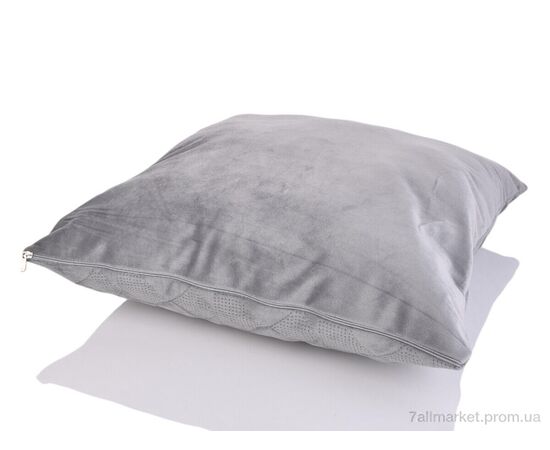 Фотография Подушка  1513 (11119) grey 45x45см (2 шт. р.сетка One size) "Obuvok" недорого оптом от прямого поставщика, изображение 2