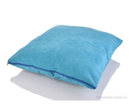 Фотография Подушка  1514 (11121) l.blue 45x45см (2 шт. р.сетка One size) "Obuvok" недорого оптом от прямого поставщика, изображение 2