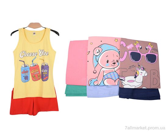 Костюм дитячий Літо 003 mix (4 шт. р.сіткаS-M) "OL" недорого оптом від прямого постачальника Костюм дитячий Літо 003 mix (4 шт. р.сіткаS-M) "OL" недорого оптом від прямого постачальника