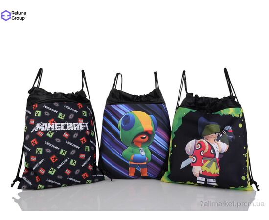 Рюкзак-мешок унисекс  N647-1 mix (5 шт. р.сетка ) "Reluna Group" недорого оптом от прямого поставщика Фотография Рюкзак-мешок унисекс  N647-1 mix (5 шт. р.сетка ) "Reluna Group" недорого оптом от прямого поставщика