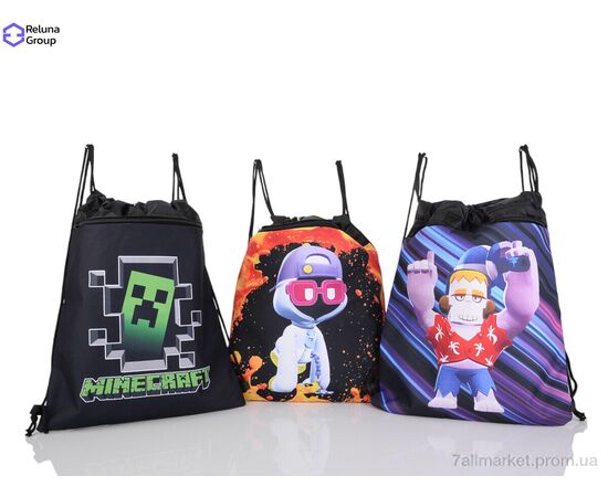 Рюкзак-мешок унисекс  N647-2 mix (5 шт. р.сетка ) "Reluna Group" недорого оптом от прямого поставщика Фотография Рюкзак-мешок унисекс  N647-2 mix (5 шт. р.сетка ) "Reluna Group" недорого оптом от прямого поставщика