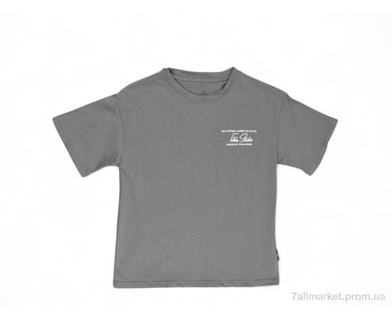 Футболка детская Лето 804 grey (5 шт. р.сетка 110-150) "Baron" недорого оптом от прямого поставщика Фотография Футболка детская Лето 804 grey (5 шт. р.сетка 110-150) "Baron" недорого оптом от прямого поставщика