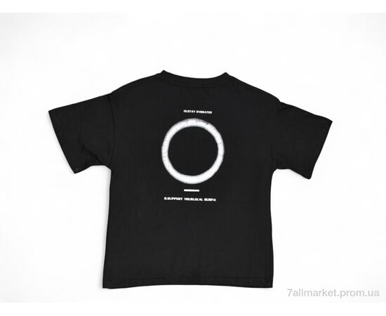 Футболка детская Лето 826 black (5 шт. р.сетка 110-150) "Baron" недорого оптом от прямого поставщика, изображение 2 Фотография Футболка детская Лето 826 black (5 шт. р.сетка 110-150) "Baron" недорого оптом от прямого поставщика, изображение 2