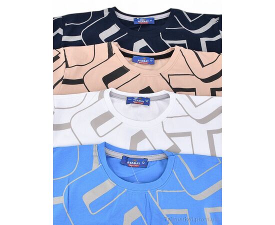 Футболка дитяча Літо 30502 mix (4 шт. р.сітка9-12) "OL" недорого оптом від прямого постачальника, зображення 4 Футболка дитяча Літо 30502 mix (4 шт. р.сітка9-12) "OL" недорого оптом від прямого постачальника, зображення 4