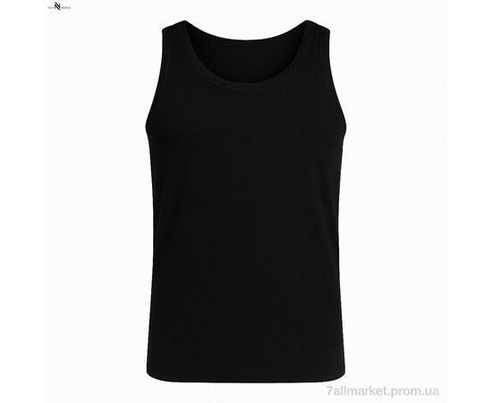 Майка мужская Весна/осень N1001-5 black (3XL) (1 шт. р.сетка One size) "NOVA VIDNOVA" недорого оптом от прямого поставщика Фотография Майка мужская Весна/осень N1001-5 black (3XL) (1 шт. р.сетка One size) "NOVA VIDNOVA" недорого оптом от прямого поставщика