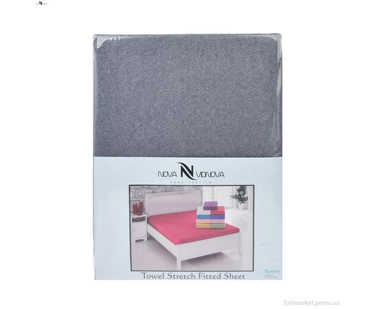 Постільна білизна  101-2 Простирало  МАХРОВЕ (120x200)+одна наволочка(50x70) сірий (5 шт. р.сіткаOne size) "NOVA VIDNOVA" недорого оптом від прямого постачальника Постільна білизна  101-2 Простирало  МАХРОВЕ (120x200)+одна наволочка(50x70) сірий (5 шт. р.сіткаOne size) "NOVA VIDNOVA" недорого оптом від прямого постачальника