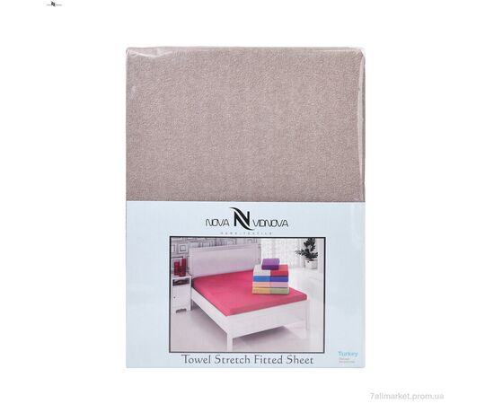 Постільна білизна  101-3 Простирало МАХРОВЕ (120x200)+одна наволочка(50x70) бежевий (5 шт. р.сіткаOne size) "NOVA VIDNOVA" недорого оптом від прямого постачальника Постільна білизна  101-3 Простирало МАХРОВЕ (120x200)+одна наволочка(50x70) бежевий (5 шт. р.сіткаOne size) "NOVA VIDNOVA" недорого оптом від прямого постачальника