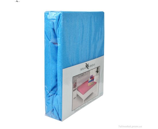 Постільна білизна  101-4 Простирало МАХРОВЕ (120x200)+одна наволочка(50x70) блакитний (5 шт. р.сіткаOne size) "NOVA VIDNOVA" недорого оптом від прямого постачальника, зображення 2 Постільна білизна  101-4 Простирало МАХРОВЕ (120x200)+одна наволочка(50x70) блакитний (5 шт. р.сіткаOne size) "NOVA VIDNOVA" недорого оптом від прямого постачальника, зображення 2