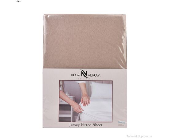Постільна білизна  101-3 Простирало ТРИКОТАЖНЕ (120x200)+одна наволочка(50x70) бежевий (5 шт. р.сіткаOne size) "NOVA VIDNOVA" недорого оптом від прямого постачальника Постільна білизна  101-3 Простирало ТРИКОТАЖНЕ (120x200)+одна наволочка(50x70) бежевий (5 шт. р.сіткаOne size) "NOVA VIDNOVA" недорого оптом від прямого постачальника