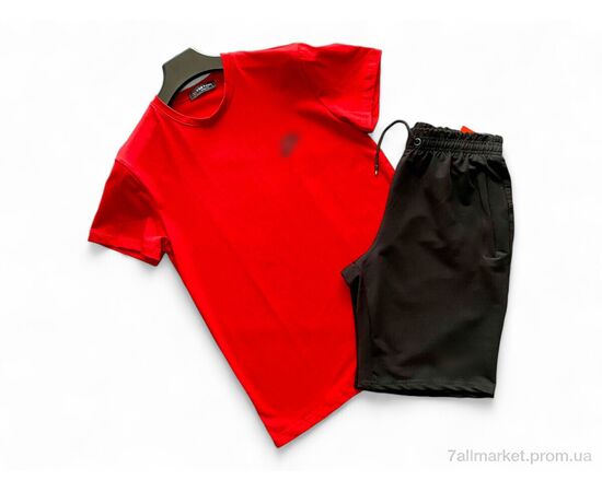 Костюм мужской Лето A006-1 red-black (5 шт. р.сетка S-2XL) "Verton" недорого оптом от прямого поставщика Фотография Костюм мужской Лето A006-1 red-black (5 шт. р.сетка S-2XL) "Verton" недорого оптом от прямого поставщика