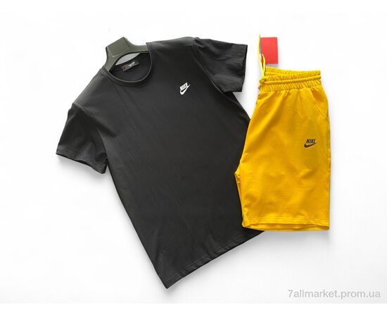 Костюм мужской Лето A006-4 black-yellow (5 шт. р.сетка S-2XL) "Verton" недорого оптом от прямого поставщика, изображение 2 Фотография Костюм мужской Лето A006-4 black-yellow (5 шт. р.сетка S-2XL) "Verton" недорого оптом от прямого поставщика, изображение 2