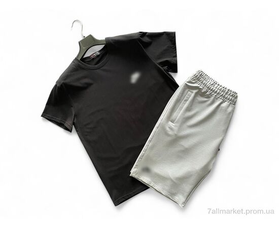 Костюм мужской Лето A007-5 black-l.grey (5 шт. р.сетка 2XL-5XL) "Verton" недорого оптом от прямого поставщика Фотография Костюм мужской Лето A007-5 black-l.grey (5 шт. р.сетка 2XL-5XL) "Verton" недорого оптом от прямого поставщика