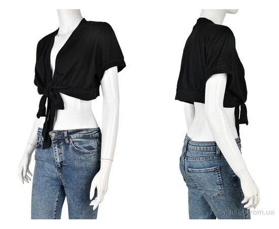 Фотография Болеро женское Лето B0142-1 (11340) black (6 шт. р.сетка L-2XL) "Obuvok" недорого оптом от прямого поставщика, изображение 3