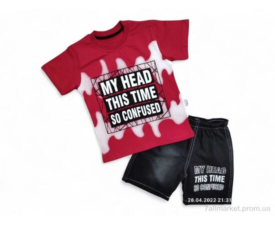 Костюм дитячий Літо 2474 червоний (4 шт. р.сітка5-8) "Kids-modnik" недорого оптом від прямого постачальника Костюм дитячий Літо 2474 червоний (4 шт. р.сітка5-8) "Kids-modnik" недорого оптом від прямого постачальника