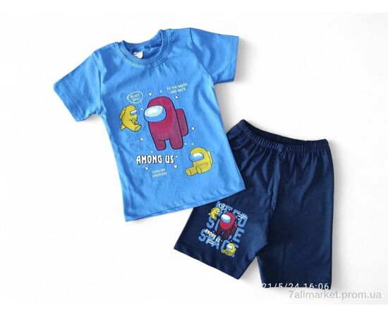 Костюм дитячий Літо 1001 блакитний (4 шт. р.сітка3-6) "Kids-modnik" недорого оптом від прямого постачальника Костюм дитячий Літо 1001 блакитний (4 шт. р.сітка3-6) "Kids-modnik" недорого оптом від прямого постачальника