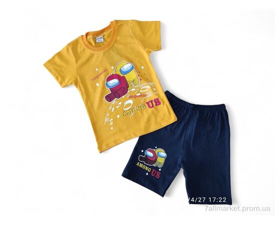 Костюм дитячий Літо 1002 жовтий (4 шт. р.сітка3-6) "Kids-modnik" недорого оптом від прямого постачальника Костюм дитячий Літо 1002 жовтий (4 шт. р.сітка3-6) "Kids-modnik" недорого оптом від прямого постачальника