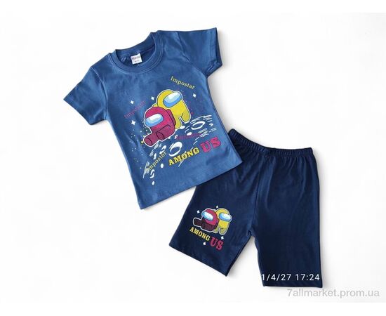 Костюм дитячий Літо Костюм 1002 т.синій (4 шт. р.сітка3-6) "Kids-modnik" недорого оптом від прямого постачальника Костюм дитячий Літо Костюм 1002 т.синій (4 шт. р.сітка3-6) "Kids-modnik" недорого оптом від прямого постачальника