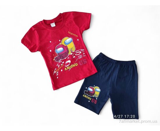 Костюм дитячий Літо 1002 червоний (4 шт. р.сітка3-6) "Kids-modnik" недорого оптом від прямого постачальника Костюм дитячий Літо 1002 червоний (4 шт. р.сітка3-6) "Kids-modnik" недорого оптом від прямого постачальника