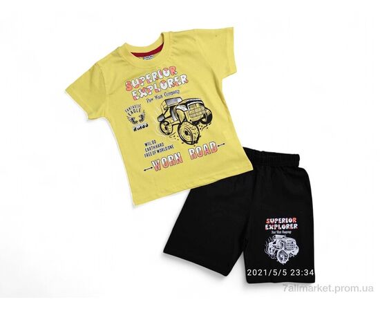 Костюм дитячий Літо 8171 жовтий (4 шт. р.сітка2-5) "Kids-modnik" недорого оптом від прямого постачальника Костюм дитячий Літо 8171 жовтий (4 шт. р.сітка2-5) "Kids-modnik" недорого оптом від прямого постачальника