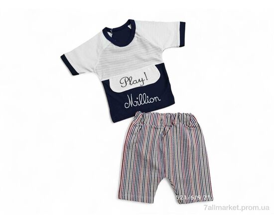 Костюм дитячий Літо 2323 синій (3 шт. р.сітка3-9) "Kids-modnik" недорого оптом від прямого постачальника Костюм дитячий Літо 2323 синій (3 шт. р.сітка3-9) "Kids-modnik" недорого оптом від прямого постачальника