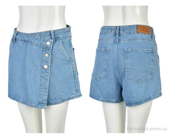 Юбка-шорты женская Лето 302-7146 blue (6 шт. р.сетка 34-40) "Rina Jeans" недорого оптом от прямого поставщика, изображение 3 Фотография Юбка-шорты женская Лето 302-7146 blue (6 шт. р.сетка 34-40) "Rina Jeans" недорого оптом от прямого поставщика, изображение 3