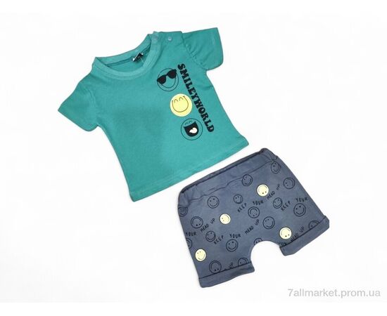 Костюм дитячий Літо 53447 зелений (3 шт. р.сітка9-24) "Kids-modnik" недорого оптом від прямого постачальника Костюм дитячий Літо 53447 зелений (3 шт. р.сітка9-24) "Kids-modnik" недорого оптом від прямого постачальника