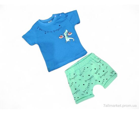 Костюм дитячий Літо 53454 синій (4 шт. р.сітка9-24) "Kids-modnik" недорого оптом від прямого постачальника Костюм дитячий Літо 53454 синій (4 шт. р.сітка9-24) "Kids-modnik" недорого оптом від прямого постачальника